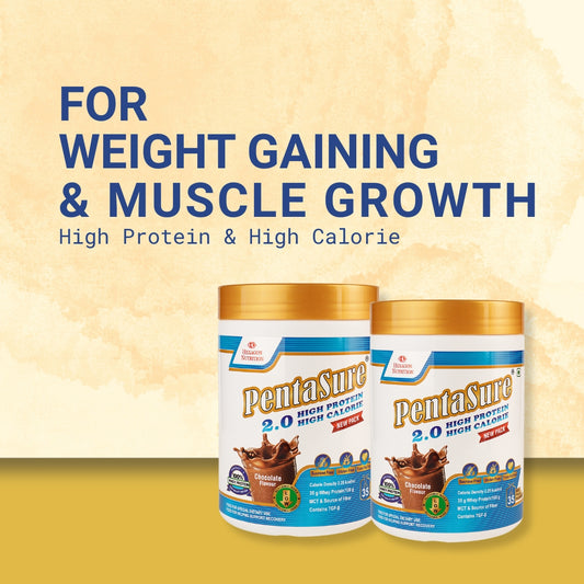 Pentasure 2.0 High Protein High Calorie Weight Gainer - Chocolate Flavour 400gm