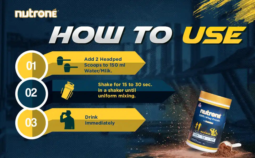 nutrone 100% whey protein - 480g - choffee flavour