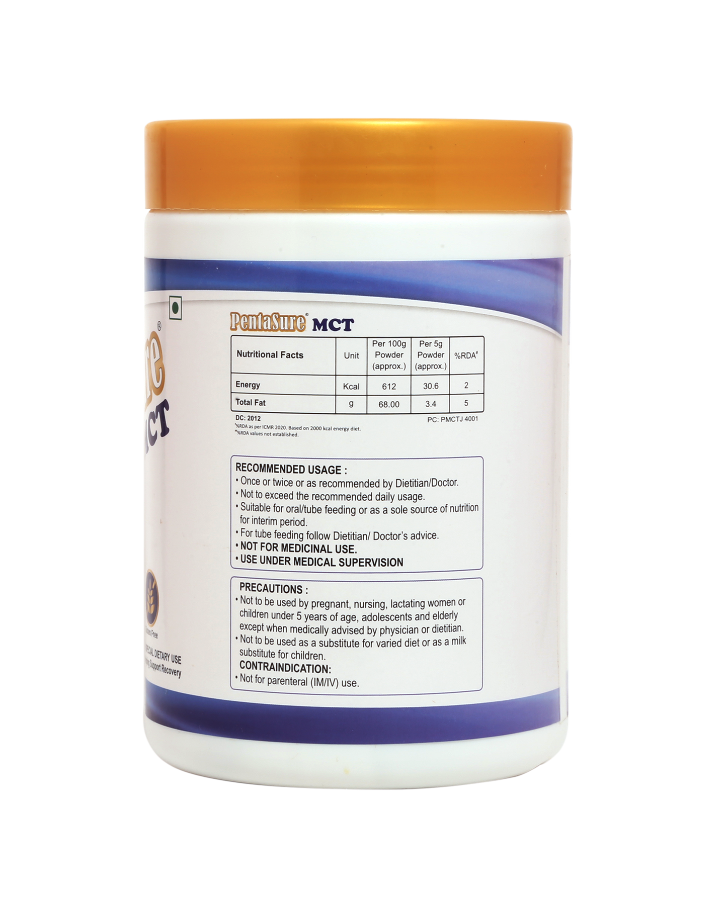 Pentasure MCT Nutritional Drink – 400gm