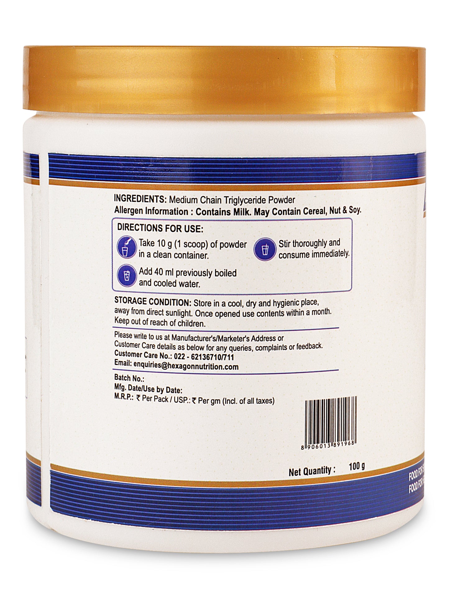 Pentasure MCT Nutritional Drink – 100gm