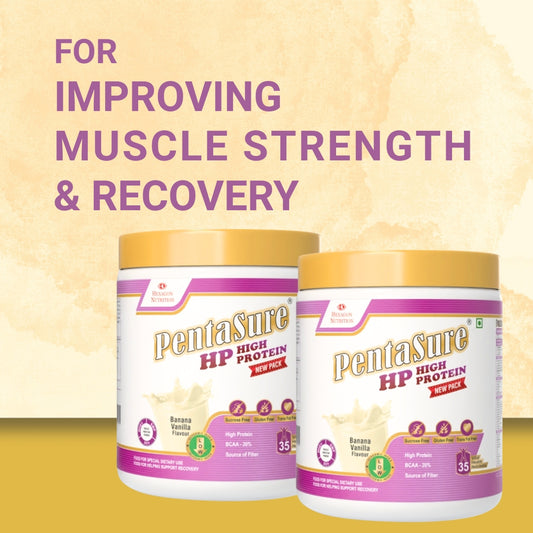 Pentasure HP Whey Protein - Banana Vanilla 400gm