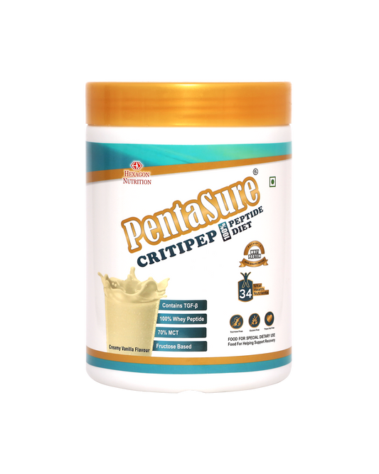 Pentasure CRITIPEP Peptide Diet - Creamy Vanilla Flavour- 1kg