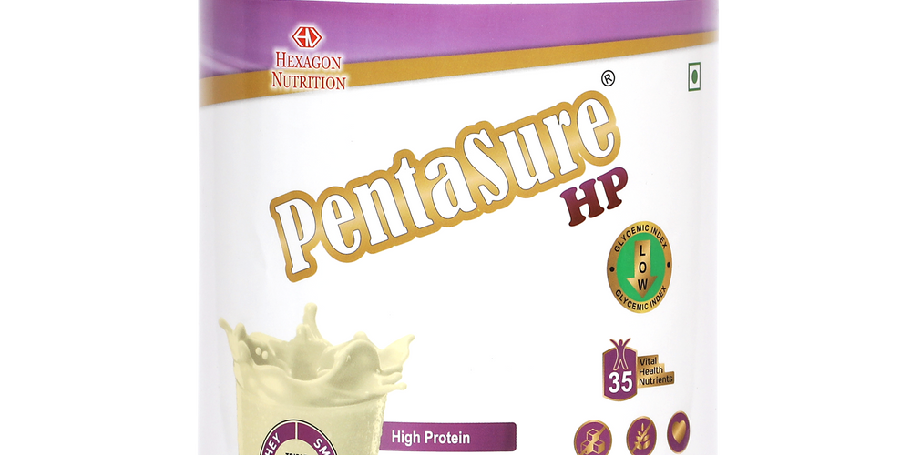 Pentasure HP Whey Protein – High Protein Powder for Muscle Recovery & Strength - 1 kg