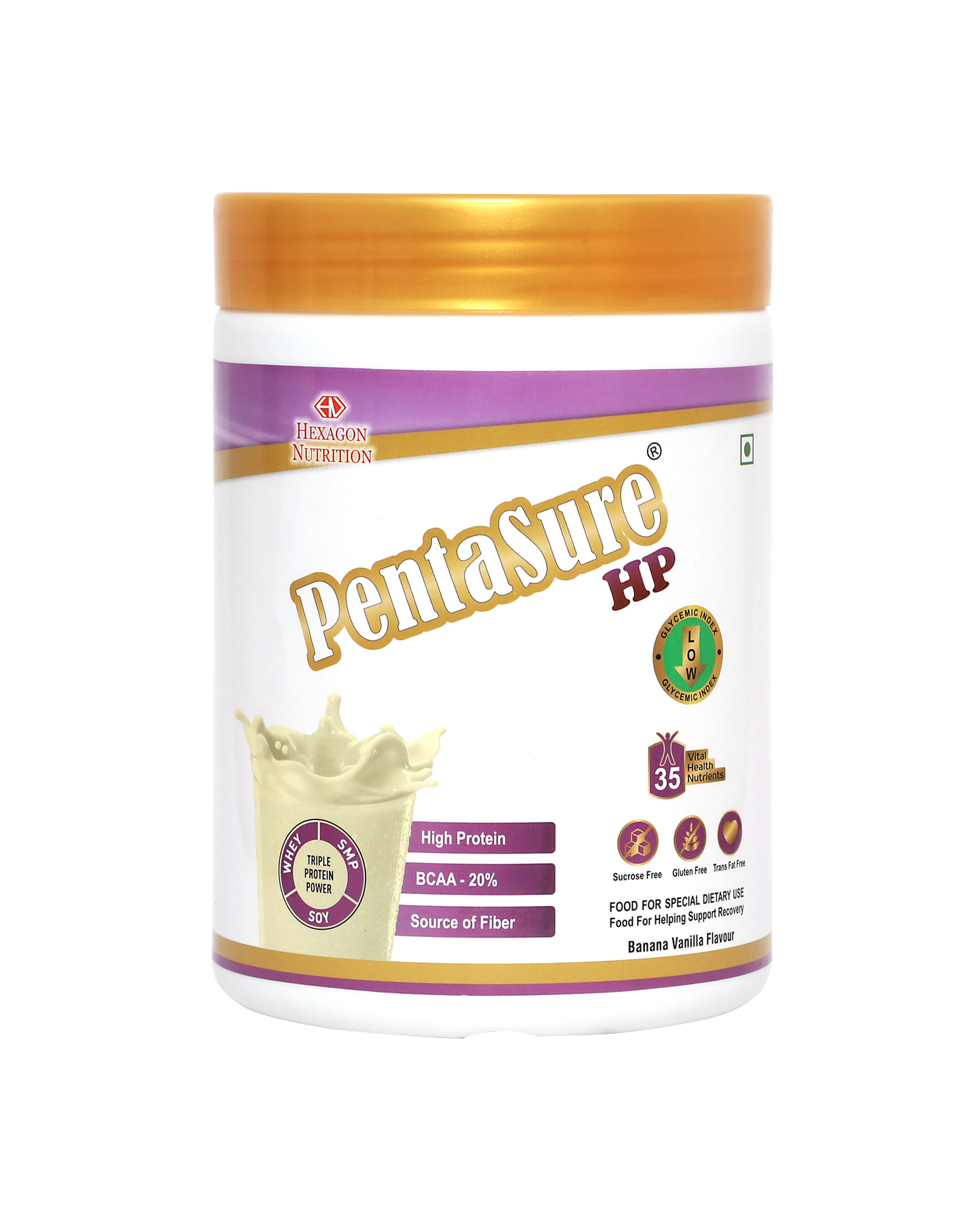 Pentasure HP Whey Protein - Banana Vanilla 1 KG