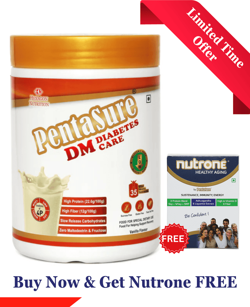 PentaSure DM – Diabetes Care Nutrition Drink -  Vanilla Flavor 1 Kg