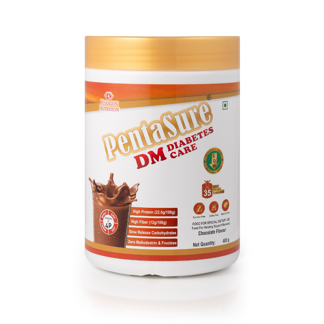 PentaSure DM – Diabetes Care Nutrition Drink -  Chocolate Flavor 400 gm