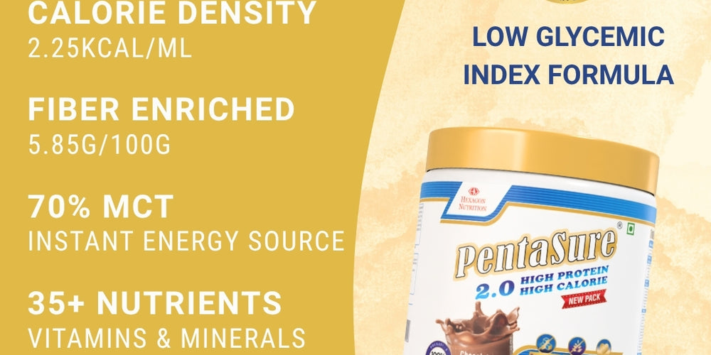 Pentasure 2.0 High Protein High Calorie Weight Gainer - Chocolate Flavour 400gm