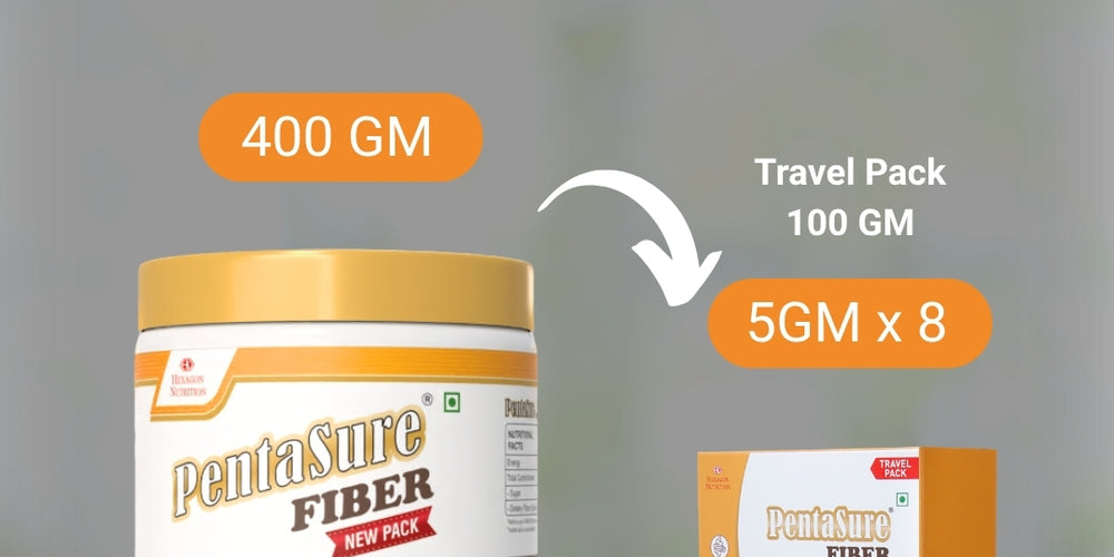 Pentasure Fiber- Soluble Prebiotic Fiber Supplement Powder -100 gm