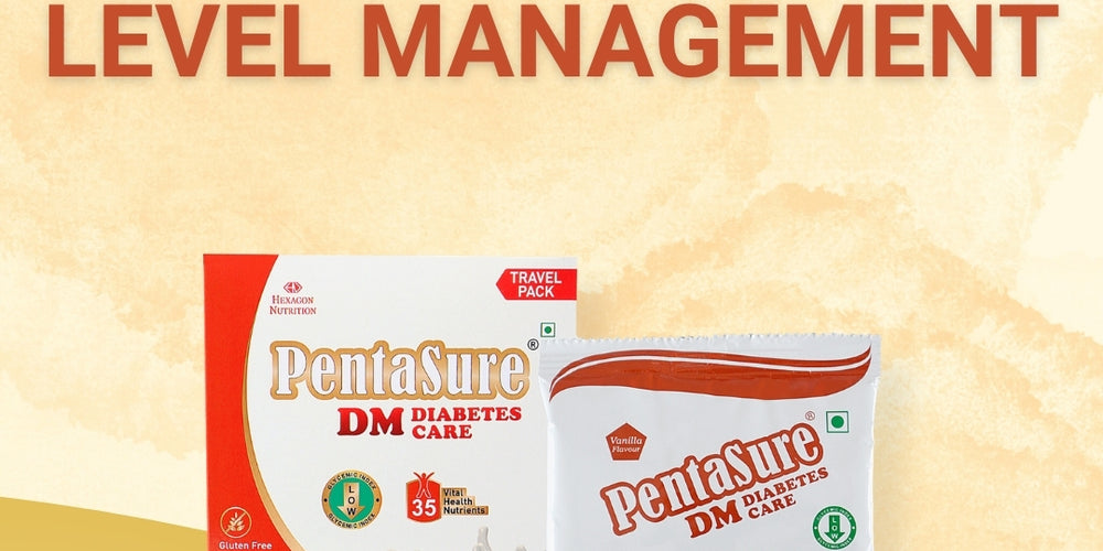 PentaSure DM Diabetes Care – High Protein, High Fiber, Low GI | Zero Fructose - Manages Blood Sugar| Vanilla Flavor | 4P Proteins Power | Slow Carb Release | Nutrition That Fits Between Meals - Travel Pack - each sachet of 50gm (3 x 50gm) - 150gm