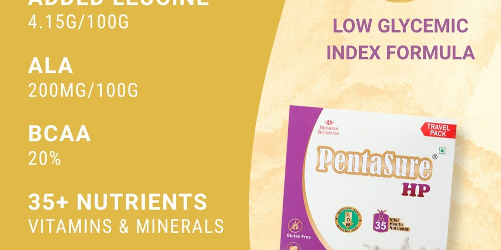 PentaSure HP High Protein Powder for Muscle Strength & Recovery - Travel Pack each - sachet of 30gm (3 x 30gm) -90gm