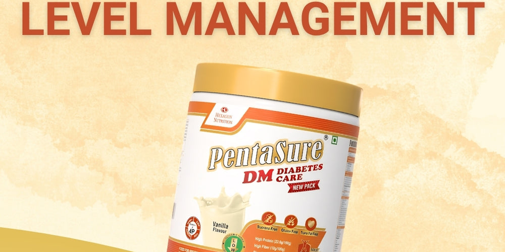 PentaSure DM Diabetes Care – High Protein, High Fiber, Low GI | Zero Fructose Nutritional Drink Manages Blood Sugar, Manage Cholesterol Level | Vanilla Flavor - 400g | 4P Proteins Power | Slow Carb Release | Nutrition That Fits Between Meals