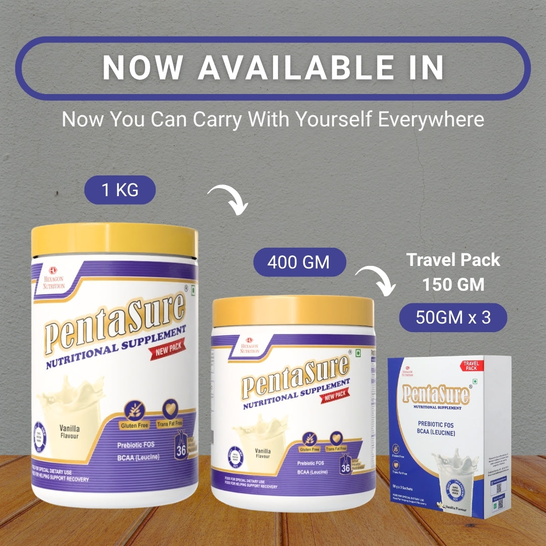 Pentasure Daily Nutrition – Protein Shake Vanilla 400 gm