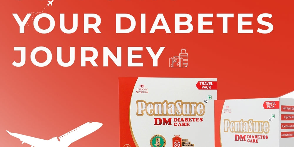 PentaSure DM Diabetic Care Protein Powder – Travel Pack - each sachet of 50gm (3 x 50gm) - 150gm