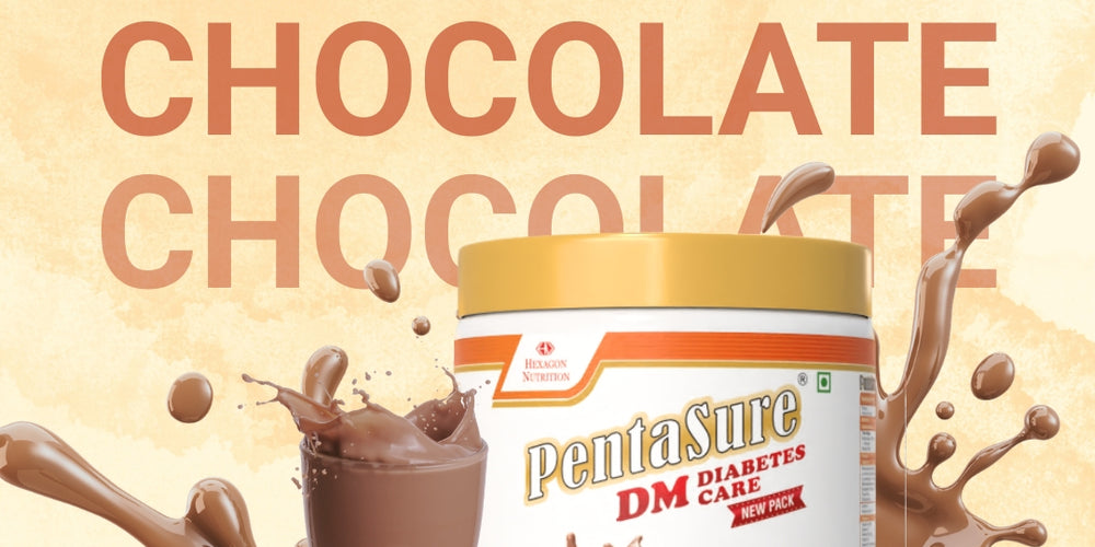 PentaSure DM Diabetes Care – High Protein, High Fiber, Low GI | Zero Fructose Nutritional Drink Manages Blood Sugar, Manage Cholesterol Level | Chocolate Flavor - 400g | 4P Proteins Power | Slow Carb Release | Nutrition That Fits Between Meals