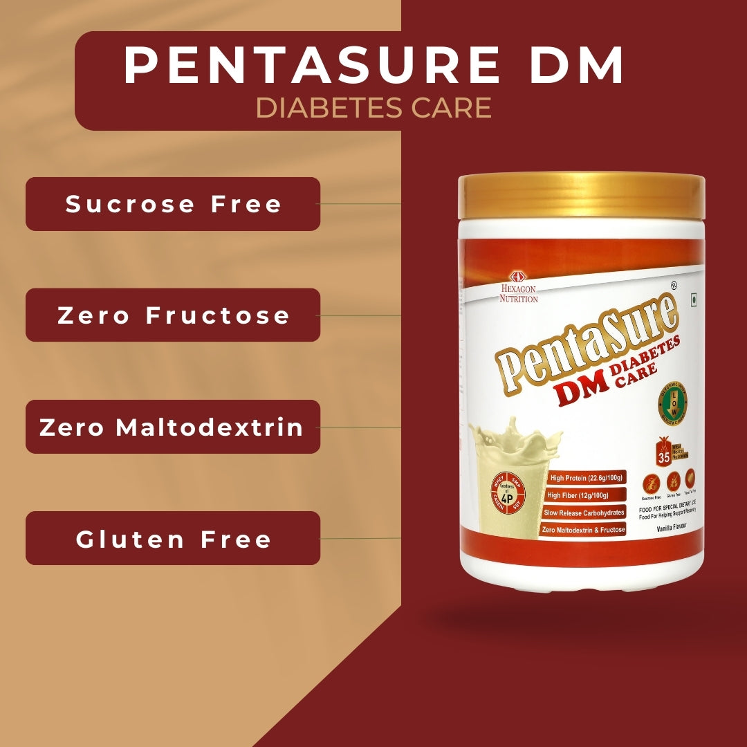 PentaSure DM – Diabetes Care Nutrition Drink -  Vanilla Flavor 1 Kg