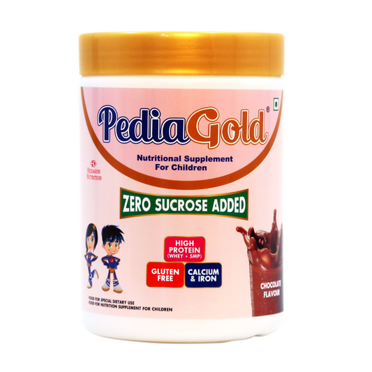 PediaGold – Sucrose-Free Nutrition Drink for Children – 400g, Chocolate Flavour