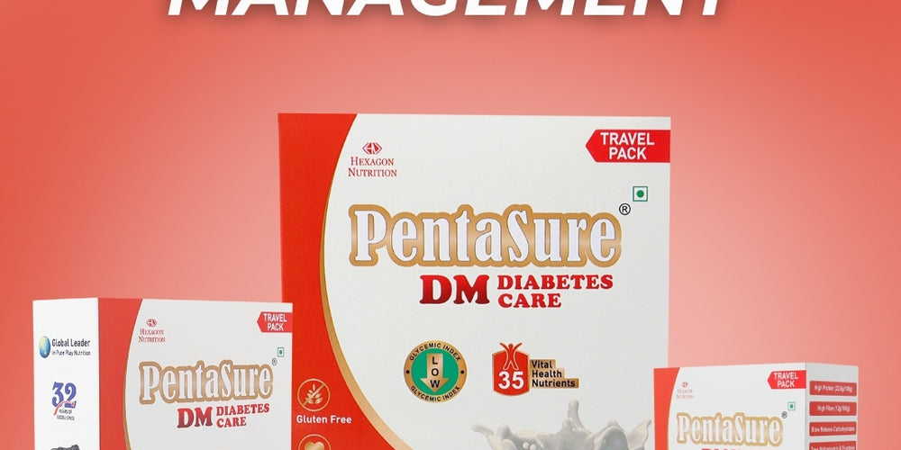 PentaSure DM Diabetic Care Protein Powder – Travel Pack - each sachet of 50gm (3 x 50gm) - 150gm