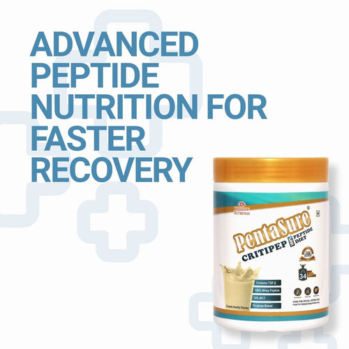 Pentasure CRITIPEP Peptide Diet - Critical Care Recovery Nutrition Supplement-400 gm