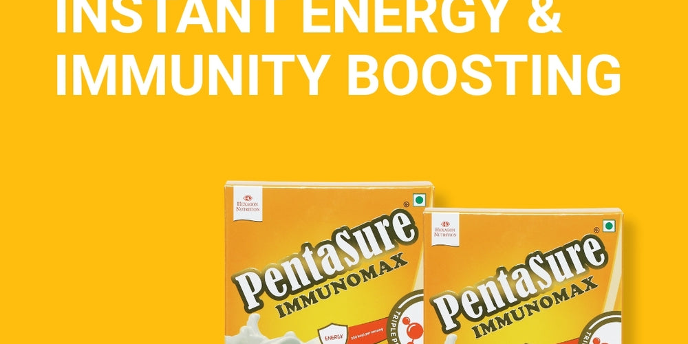 Pentasure Immunomax – Immunity Booster Drink with Antioxidants & Vitamins – Creamy Vanilla - 4 Sachet X 61g - 244gm