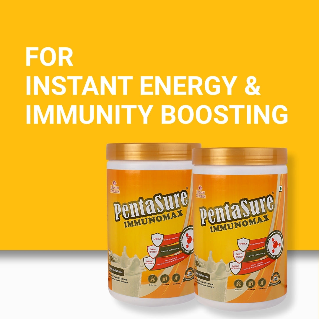 Pentasure Immunomax – Immunity Booster Drink with Antioxidants & Vitamins – Creamy Vanilla - 1kg
