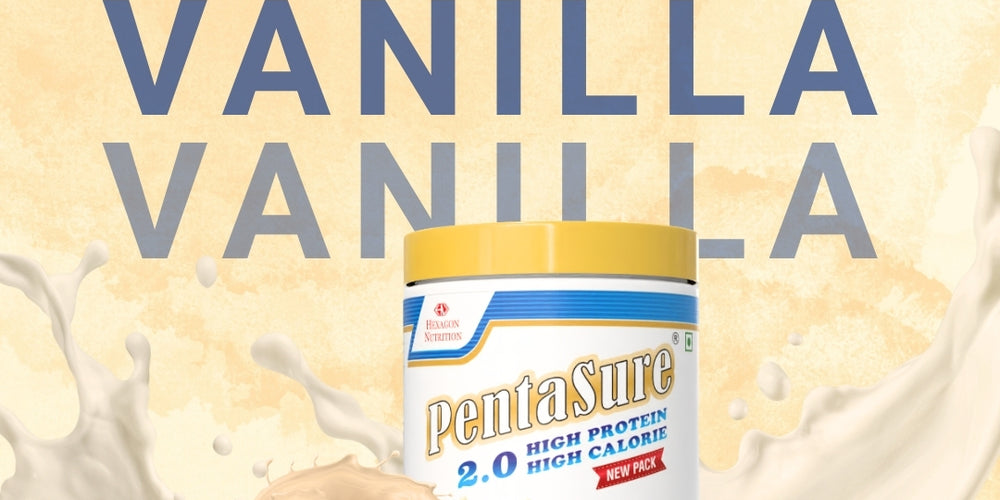 PentaSure 2.0 High Protein High Calorie | Lean Mass Gainer Powder | Weight Gain Supplement with Vitamin & Mineral | Vanilla 1Kg