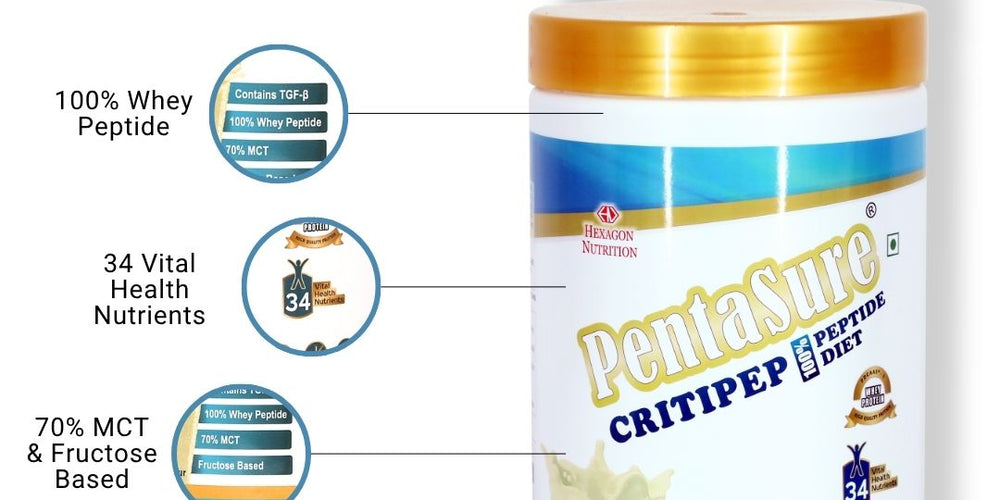 Pentasure CRITIPEP Peptide Diet - Critical Care Recovery Nutrition Supplement - 1 kg