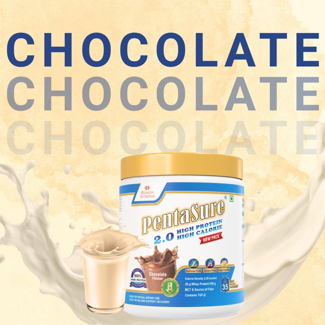 Pentasure 2.0 High Protein High Calorie Weight Gainer - Chocolate Flavour 400gm