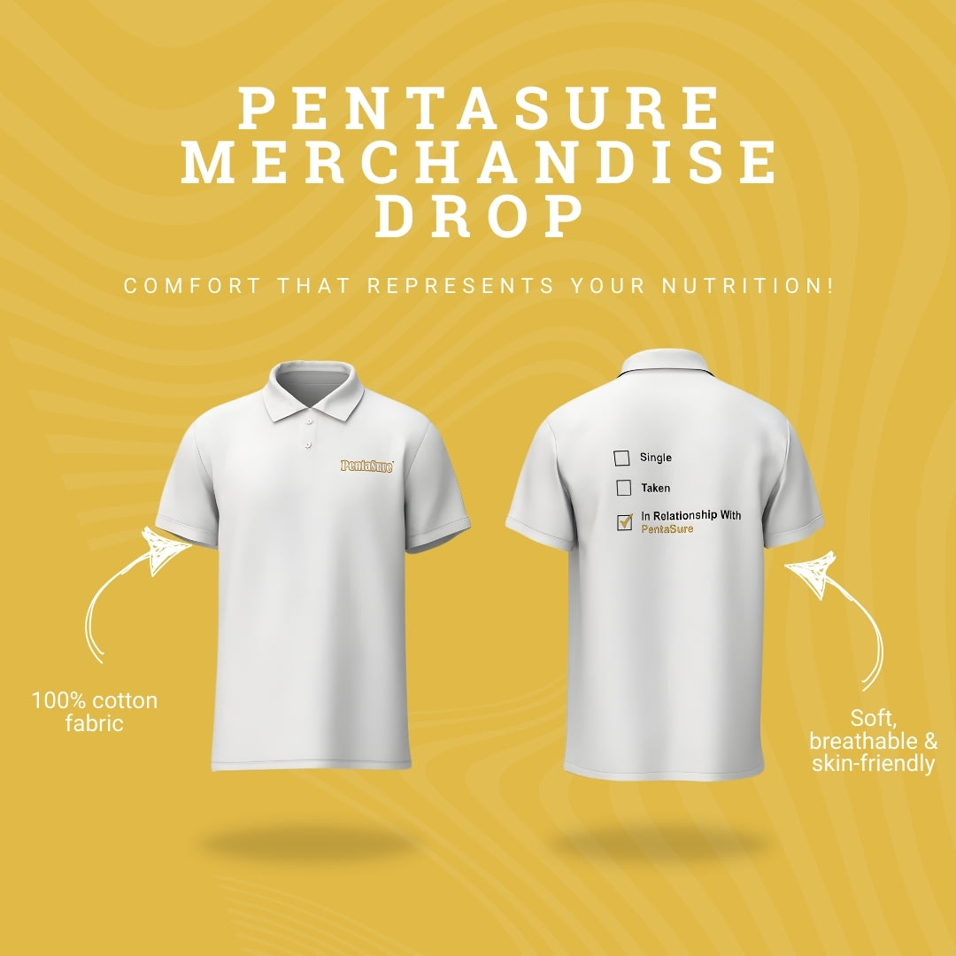 Pentasure Signature Polo T-Shirt – 100% Cotton | Premium Comfort Wear
