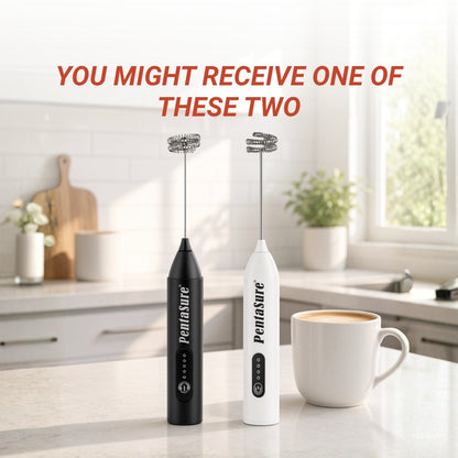 PentaSure Milk Frother & Coffee Whisker with Dual Spring Tech |Coffee Frother Electric Blender Mixer |Hand Blender |Coffee Maker and Beater (Multi Color)