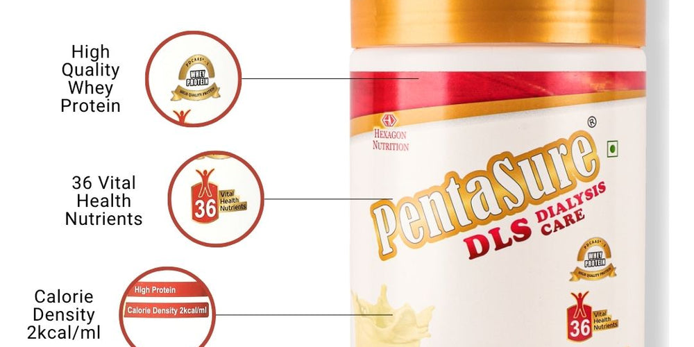 Pentasure DLS Dialysis Supplement – Renal Nutrition Powder for Kidney Care - 1 KG