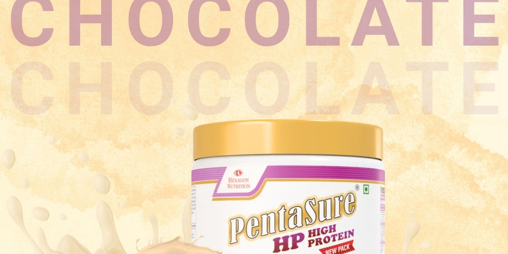 PentaSure HP Whey Protein Powder | Chocolate Flavor – 400g | High Protein High Fiber Nutritional Supplement Drink | 45g Protein per 100g | Supports Muscle Strength, Recovery & Energy | Easy to Digest Formula for Daily Health & Fitness