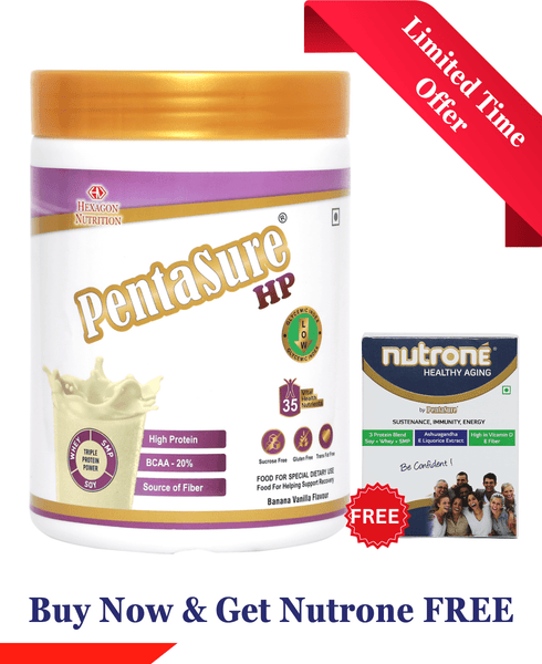 Pentasure HP Whey Protein - Banana Vanilla 1 KG