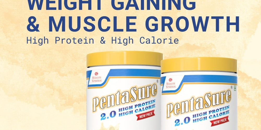 PentaSure 2.0 High Protein High Calorie | Lean Mass Gainer Powder | Weight Gain Supplement with Vitamin & Mineral | Vanilla 1Kg