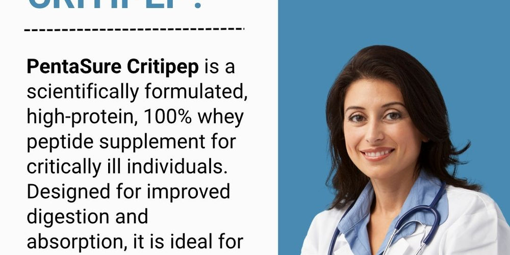 Pentasure CRITIPEP Peptide Diet - Critical Care Recovery Nutrition Supplement - 1 kg