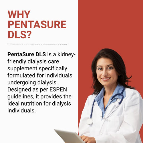 Pentasure DLS Dialysis Supplement – Renal Nutrition Powder for Kidney Care - 400gm