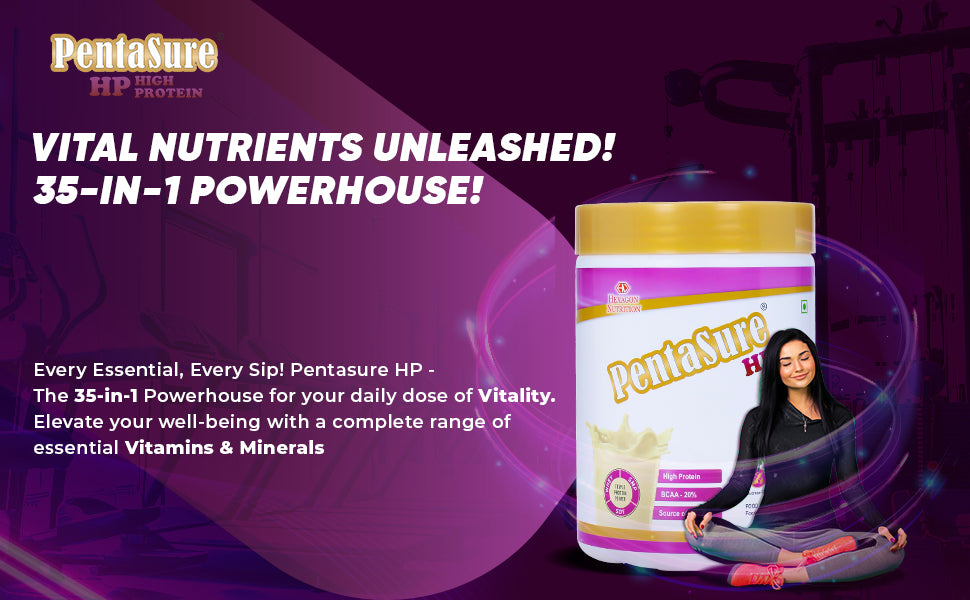 Pentasure HP Whey Protein - Banana Vanilla 1 KG