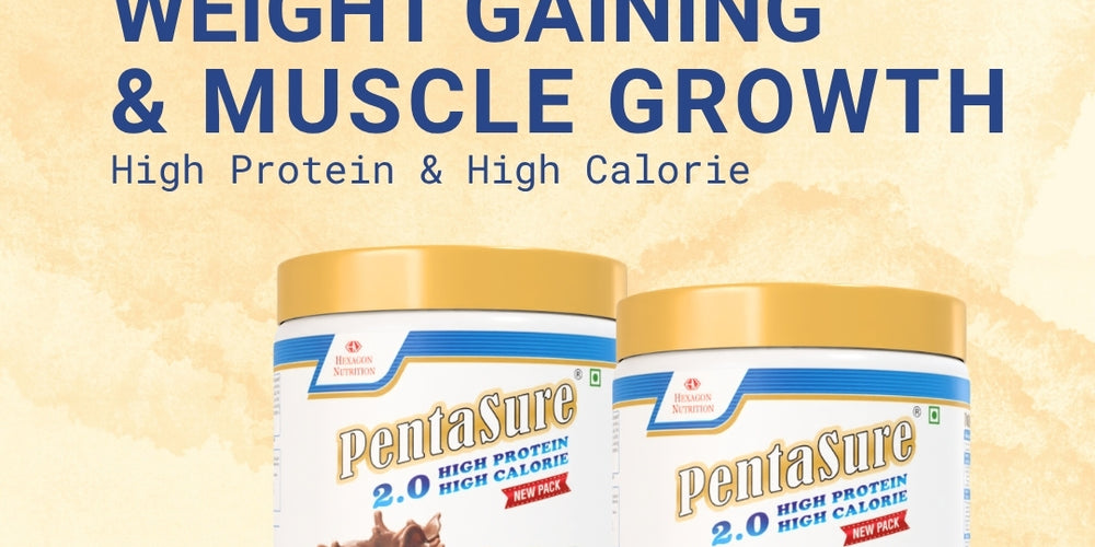 Pentasure 2.0 High Protein High Calorie Weight Gainer - Chocolate Flavour 400gm