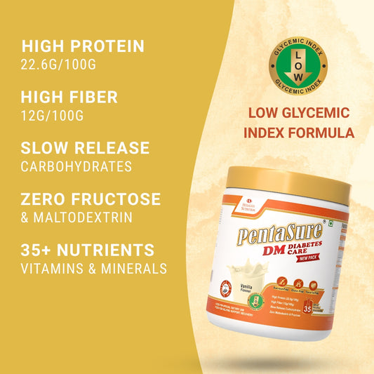 PentaSure DM - Diabetes Protein Powder for Sugar Control 400gm
