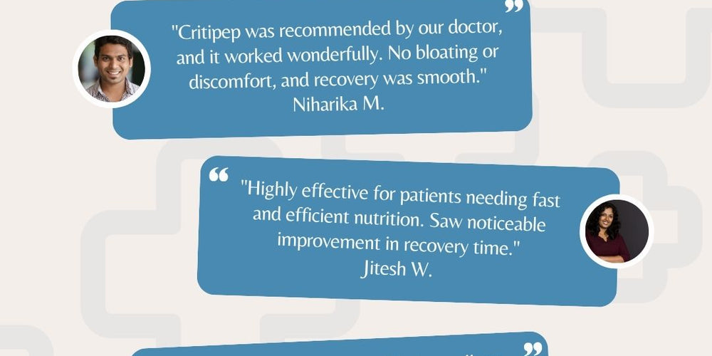 Pentasure CRITIPEP Peptide Diet - Critical Care Recovery Nutrition Supplement-400 gm