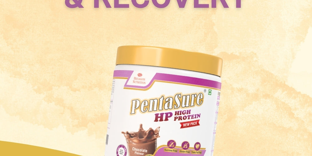 PentaSure HP Whey Protein Powder | Chocolate Flavor – 400g | High Protein High Fiber Nutritional Supplement Drink | 45g Protein per 100g | Supports Muscle Strength, Recovery & Energy | Easy to Digest Formula for Daily Health & Fitness