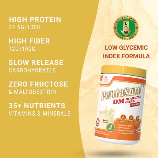PentaSure DM - Diabetes Protein Powder for Sugar Control 1kg