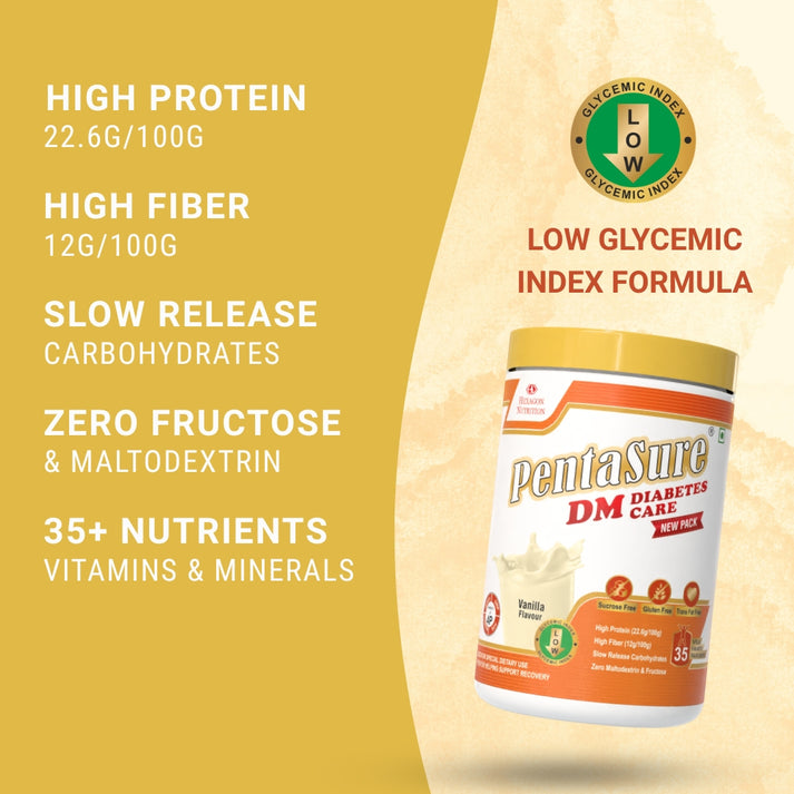 PentaSure DM Diabetes Care | High Protein Low GI Nutrition for Blood S ...
