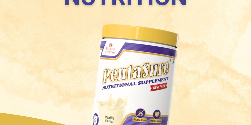 PentaSure Complete Balanced Nutrition | Daily Nutrition Protein Shake | Vanilla - 1kg | Whey, Milk & Soy Protein Blend | 36 Vital Nutrients | BCAA (Leucine) & Prebiotic FOS | Supports Energy, Immunity & Muscle Health | Easy to Digest Supplement