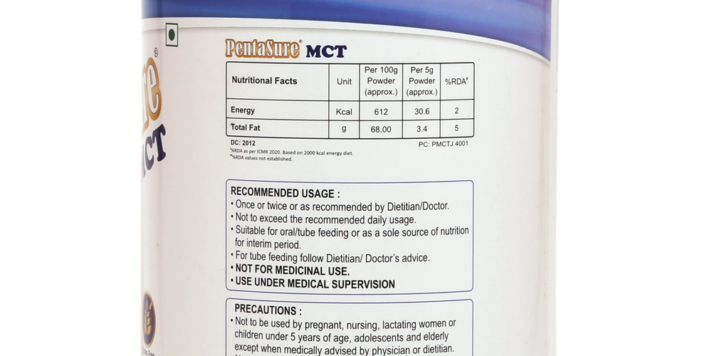Pentasure MCT Nutritional Drink – 400gm