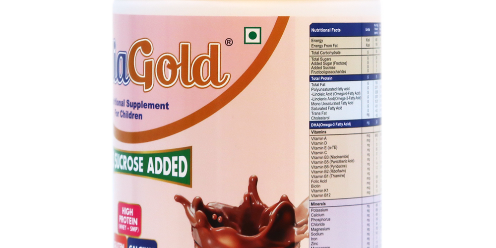 PediaGold – Sucrose-Free Nutrition Drink for Children – 400g, Chocolate Flavour