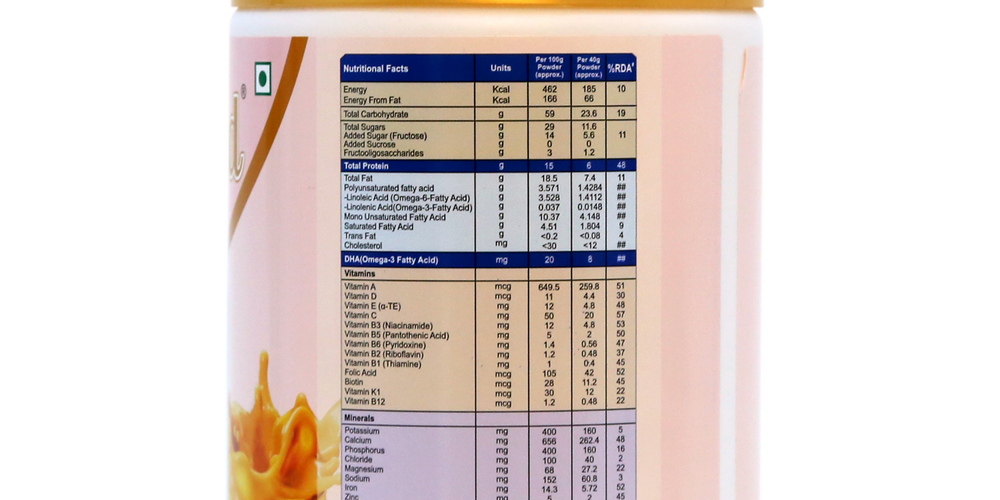 PediaGold – Sucrose-Free Nutrition Drink for Children – 400g, Mango Flavour