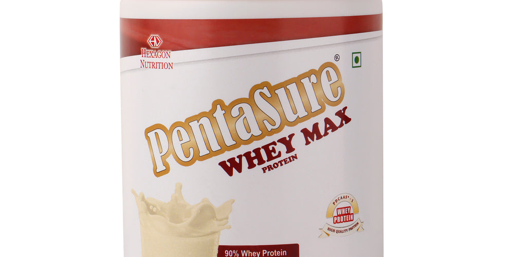 PentaSure Whey Max – 90% Whey Protein Isolate (Neutral Flavor) - 400 gm
