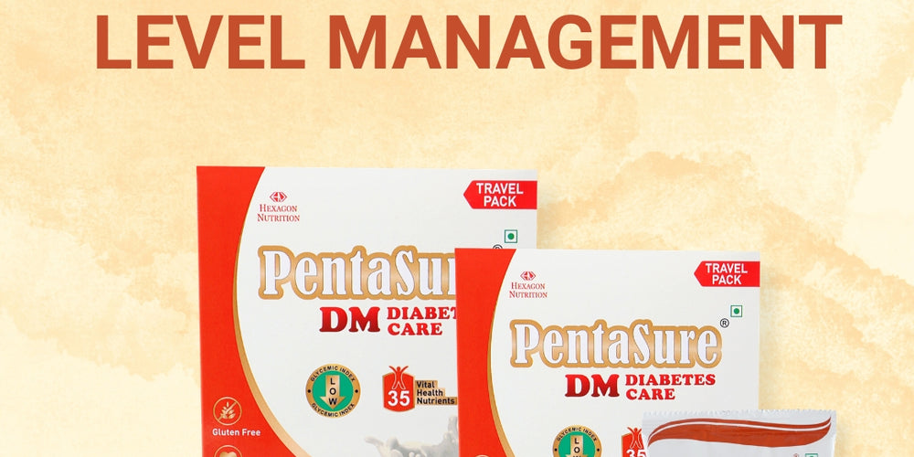 PentaSure DM Diabetes Care – High Protein, High Fiber, Low GI | Zero Fructose - Manages Blood Sugar| Vanilla Flavor | 4P Proteins Power | Slow Carb Release | Nutrition That Fits Between Meals - Travel Pack - each sachet of 50gm (3 x 50gm) - 150gm
