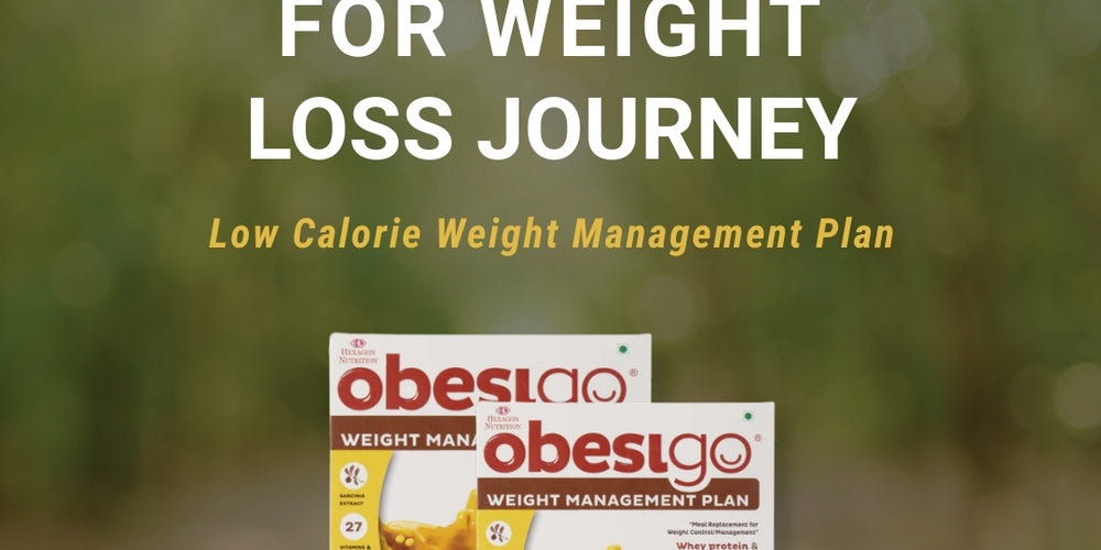 Obesigo  – Best Meal Replacement Shake for Weight Loss (350gm, 7 Sachets - Weekly Plan, Mango Flavour)