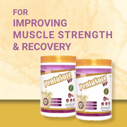 Pentasure HP Whey Protein – High Protein Powder for Muscle Recovery & Strength - 1 kg
